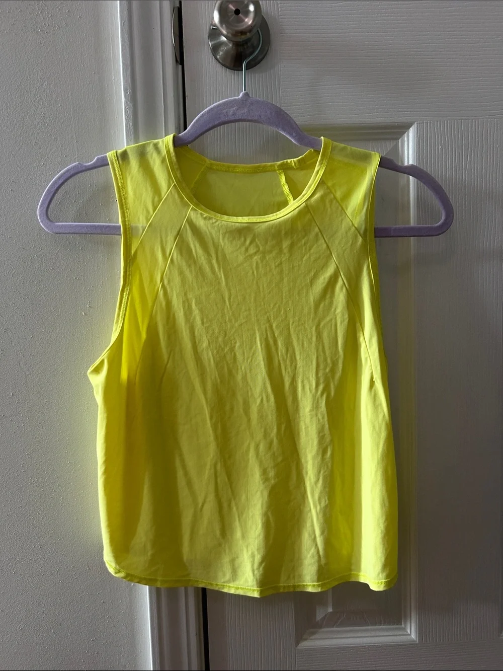 lululemon athletica Neon Yellow Sleeveless Tank